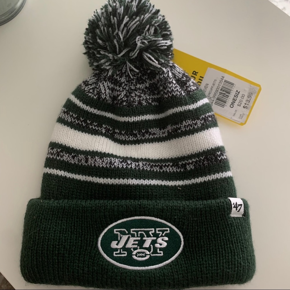 Jets Pom Pom hat